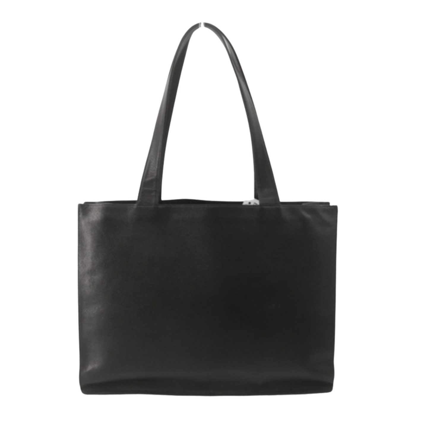 CHANEL Caviar Large CC Shoulder Tote Bag