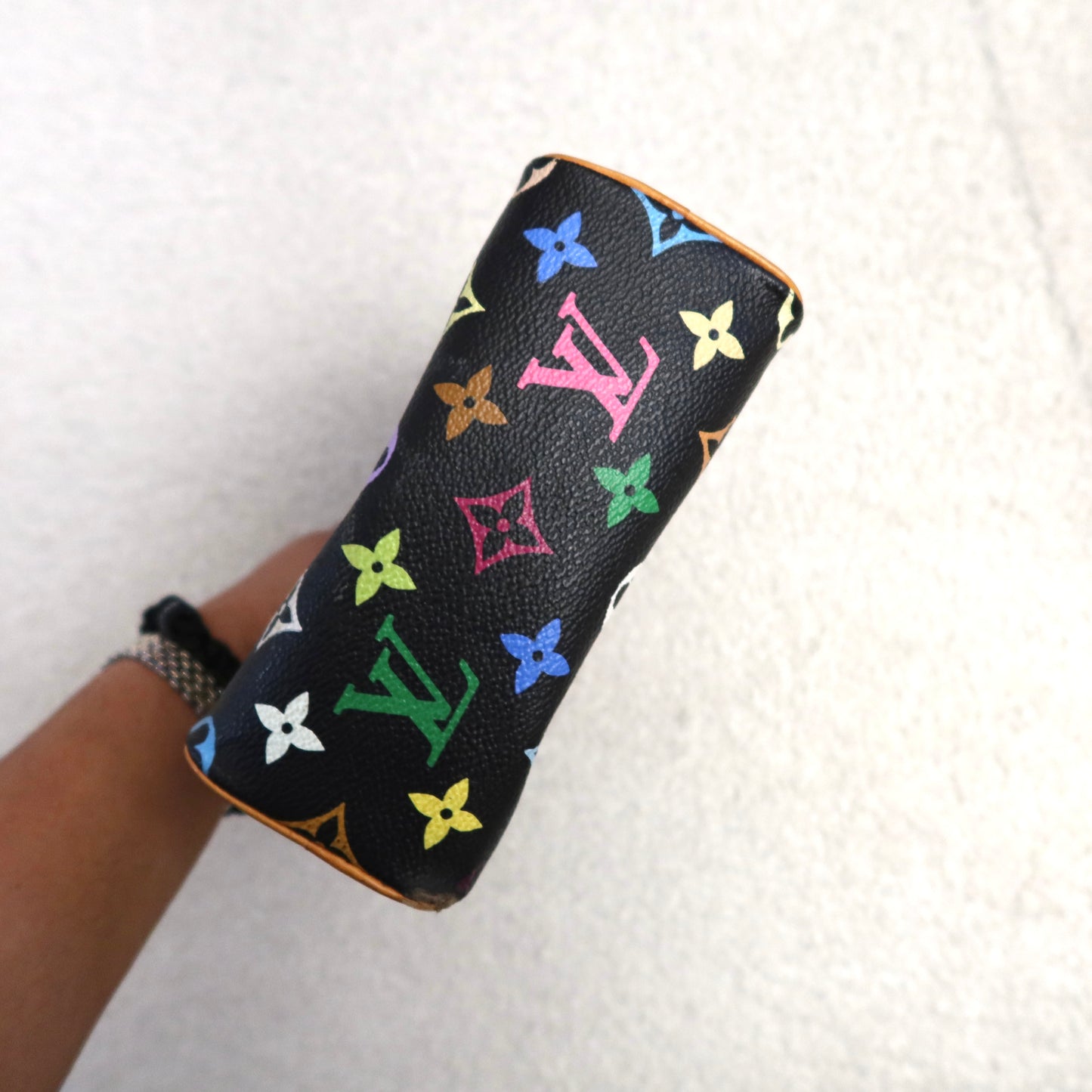 Louis Vuitton Murakami Black Multicolor Nano Speedy Vintage