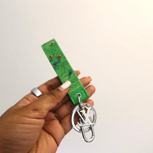 LOUIS VUITTON Dragonne Sport Soccer Key Ring Holder