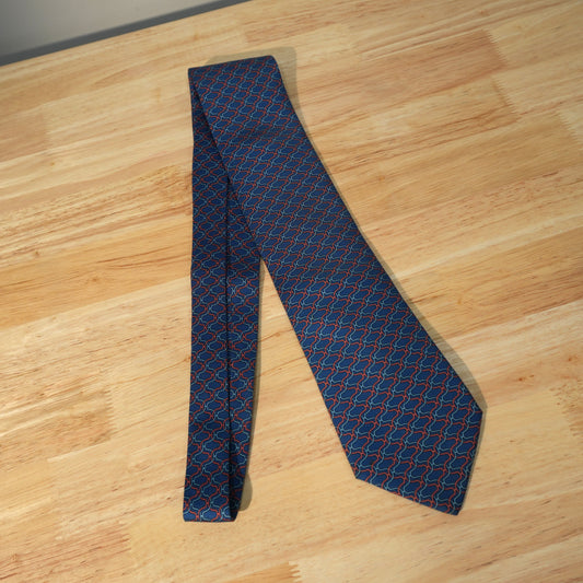 HERMES 100% Silk Tie