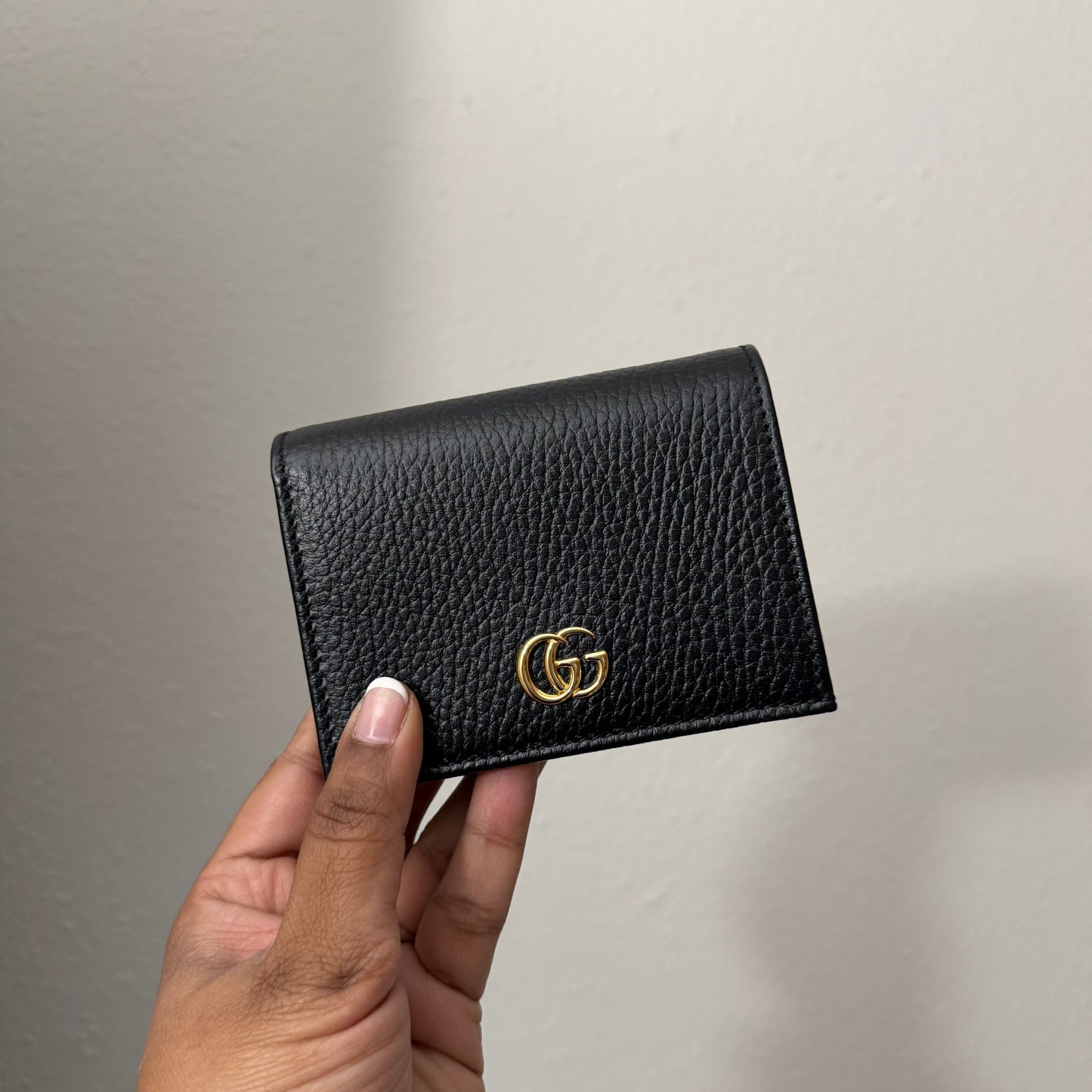 GUCCI Leather Flap Wallet