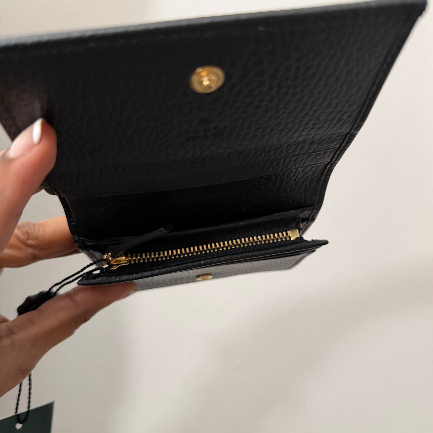 GUCCI Leather Flap Wallet