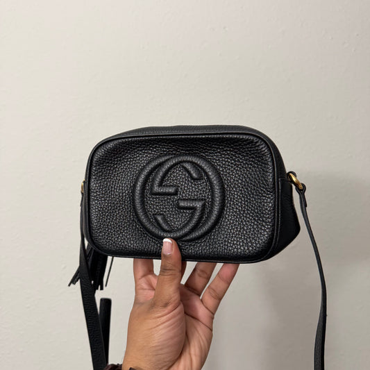 GUCCI Mini Disco SoHo Black Crossbody