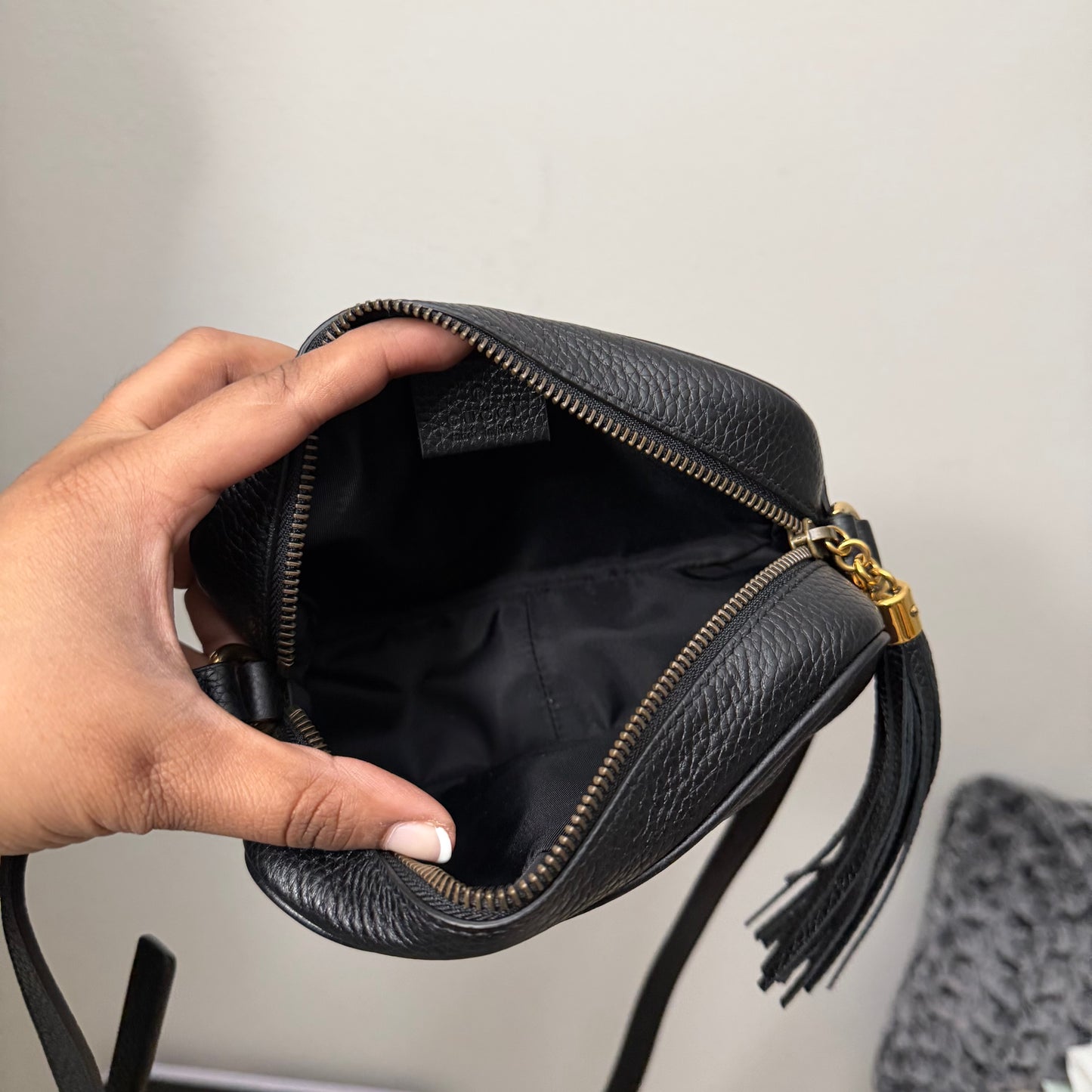 GUCCI Mini Disco SoHo Black Crossbody