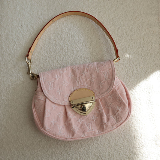 LOUIS VUITTON Light Pink Denim Sunset