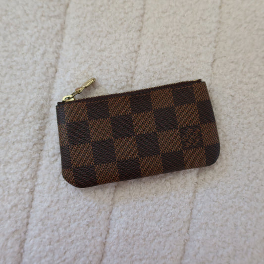 LOUIS VUITTON Damier Ebene Key Cles