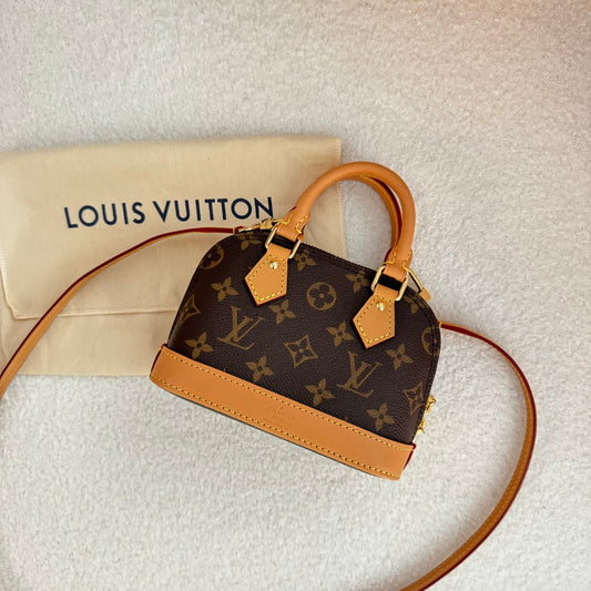 LOUIS VUITTON Monogram Nano Alma