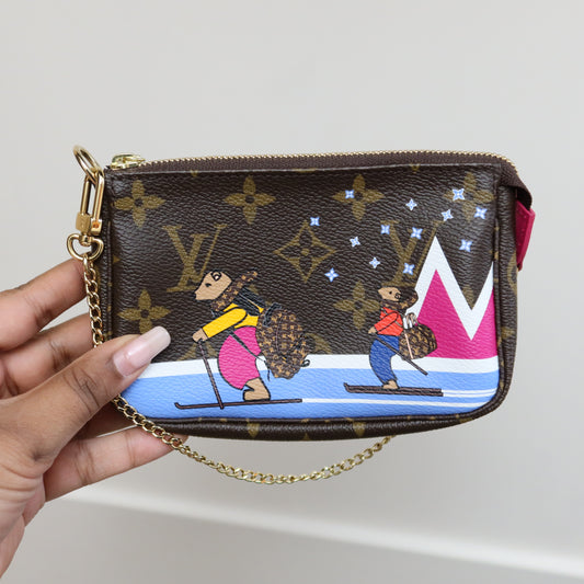 LOUIS VUITTON Monogram Mini Pochette Vivienne