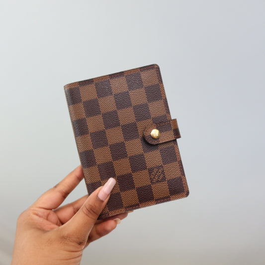LOUIS VUITTON Damier Ebene Agenda PM