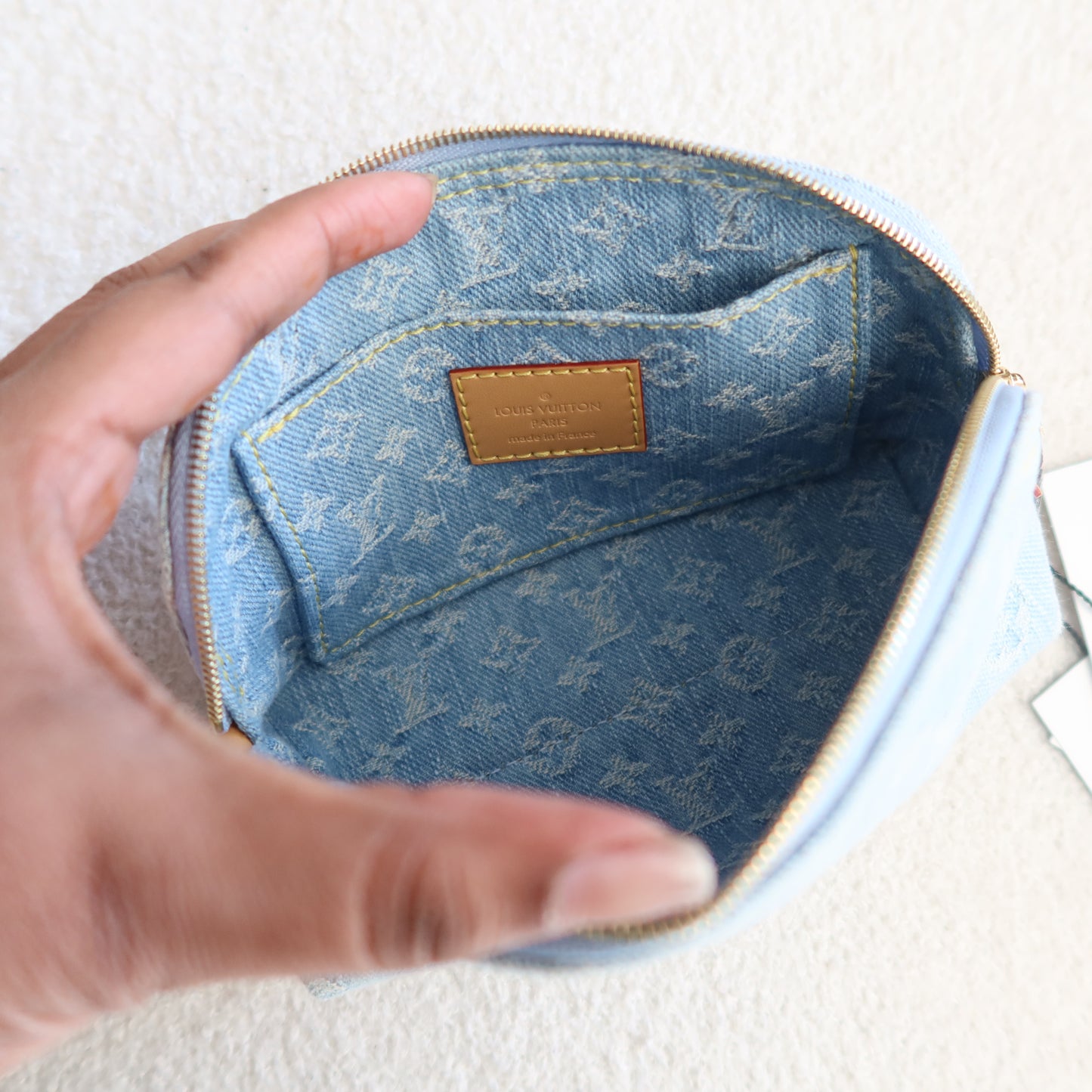 LOUIS VUITTON Sky Denim Cosmetic PM