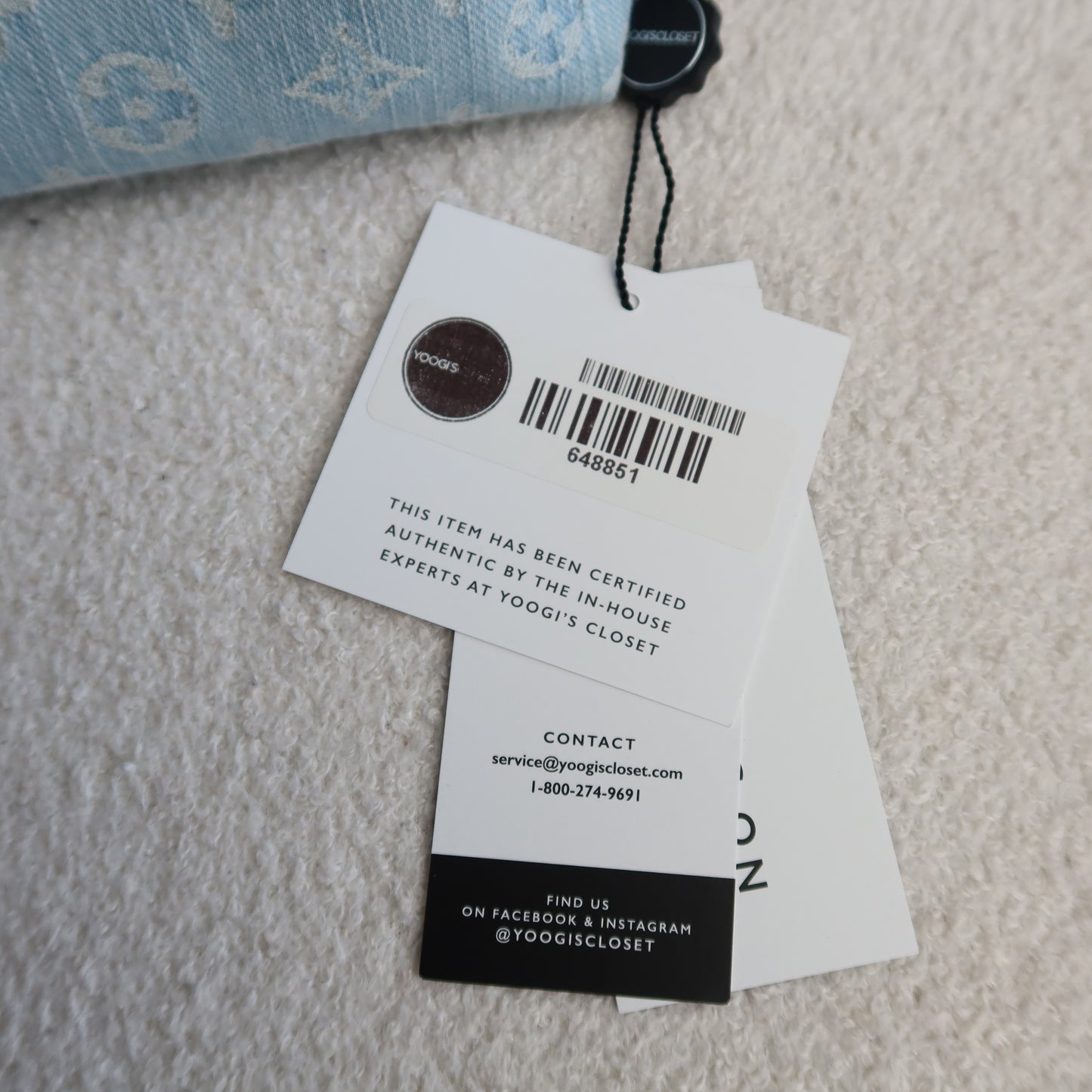 LOUIS VUITTON Sky Denim Cosmetic PM