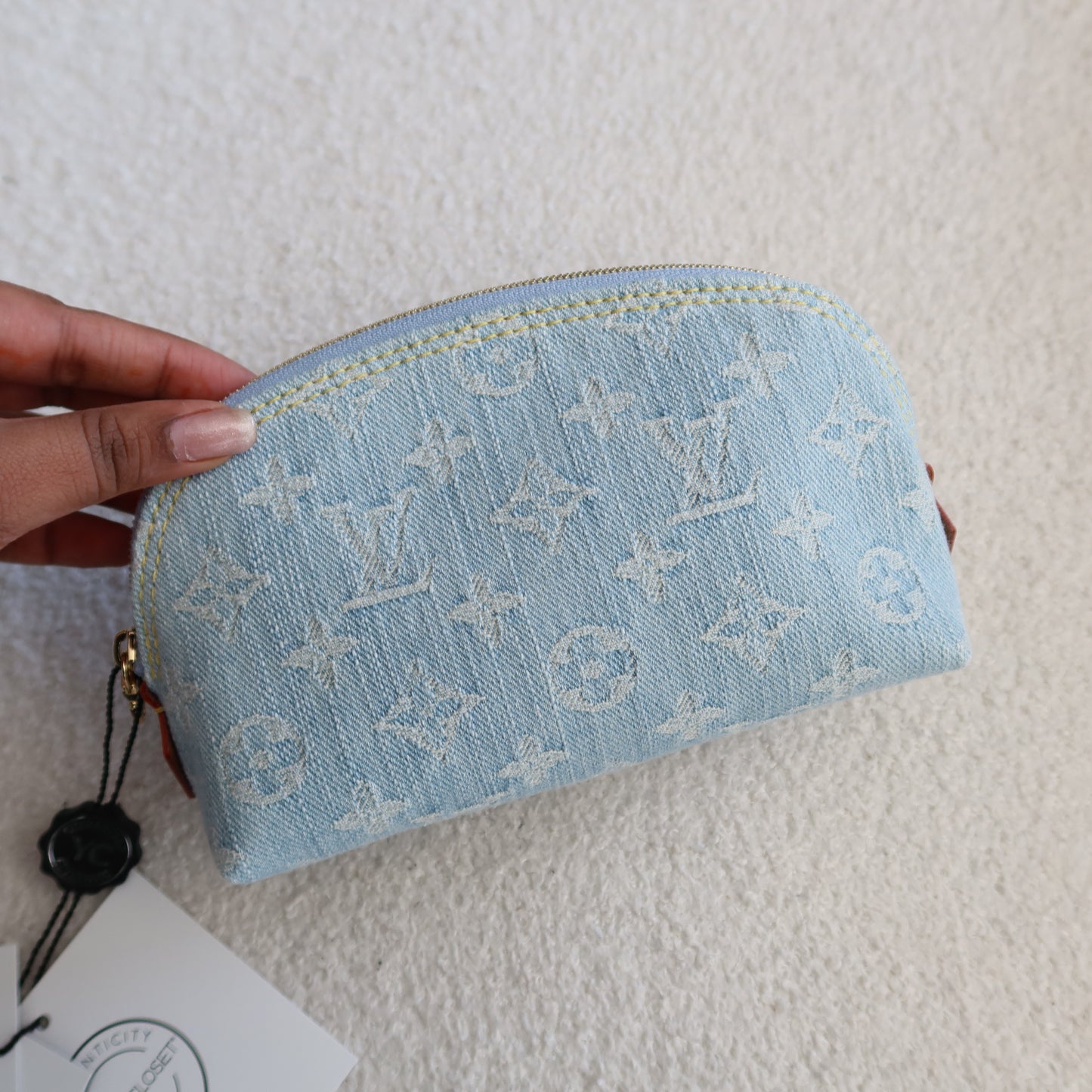 LOUIS VUITTON Sky Denim Cosmetic PM
