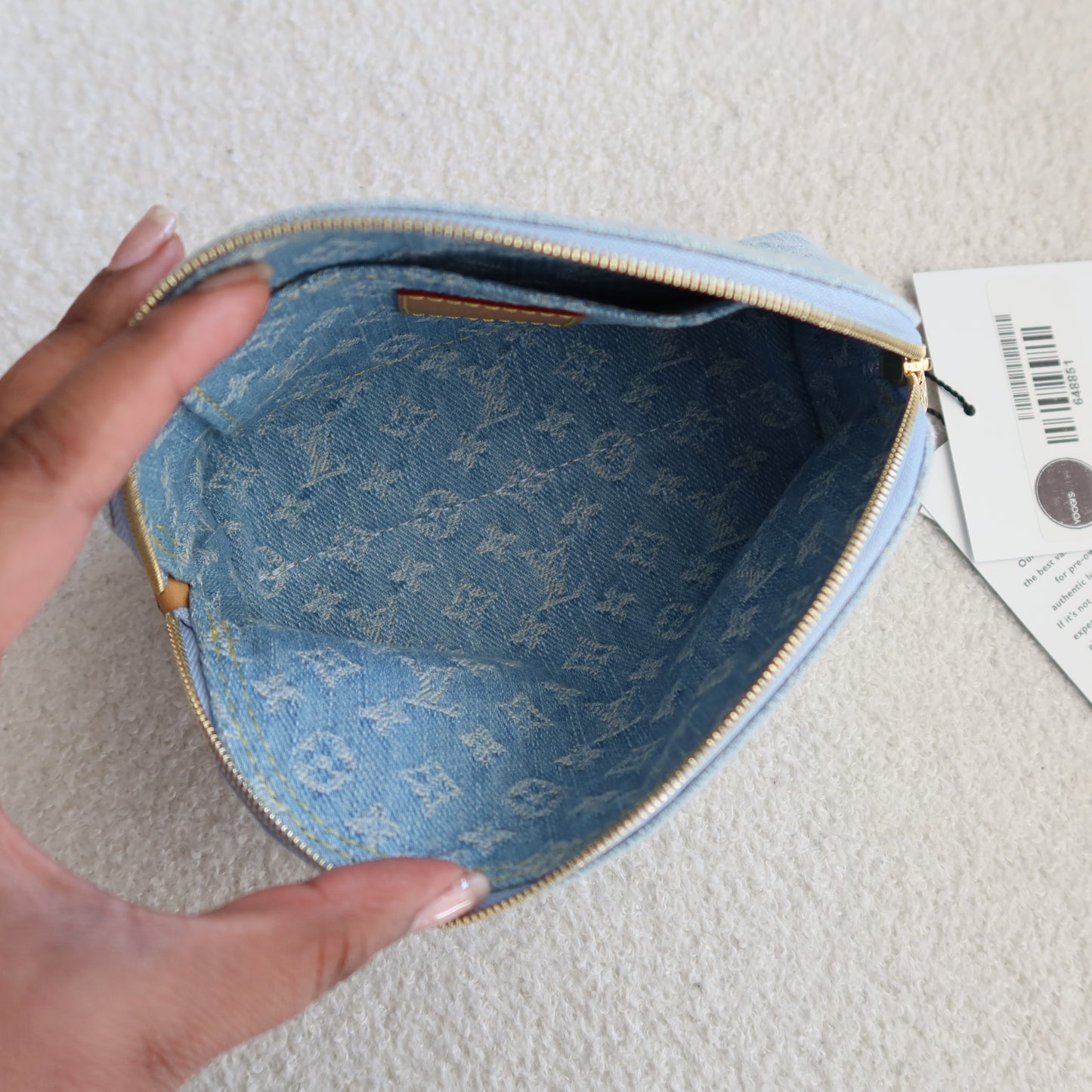 LOUIS VUITTON Sky Denim Cosmetic PM