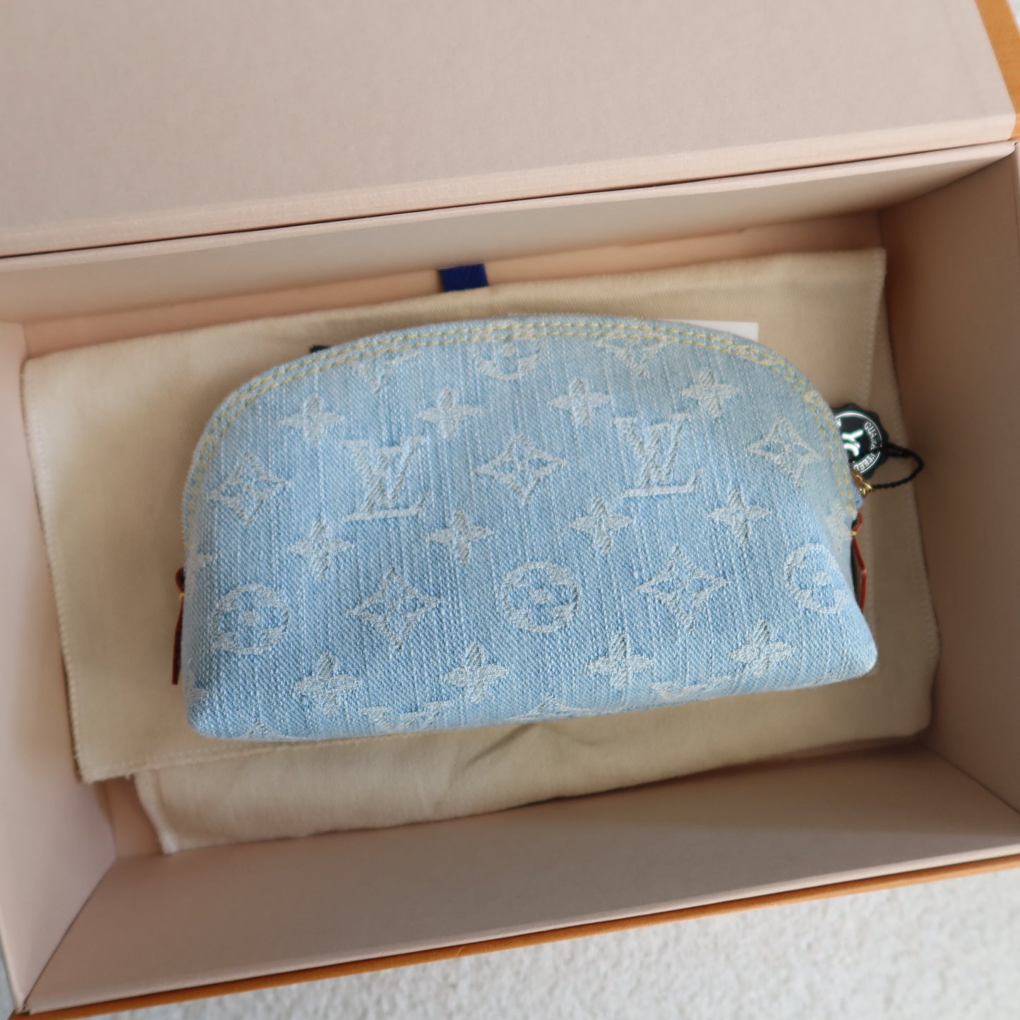 LOUIS VUITTON Sky Denim Cosmetic PM