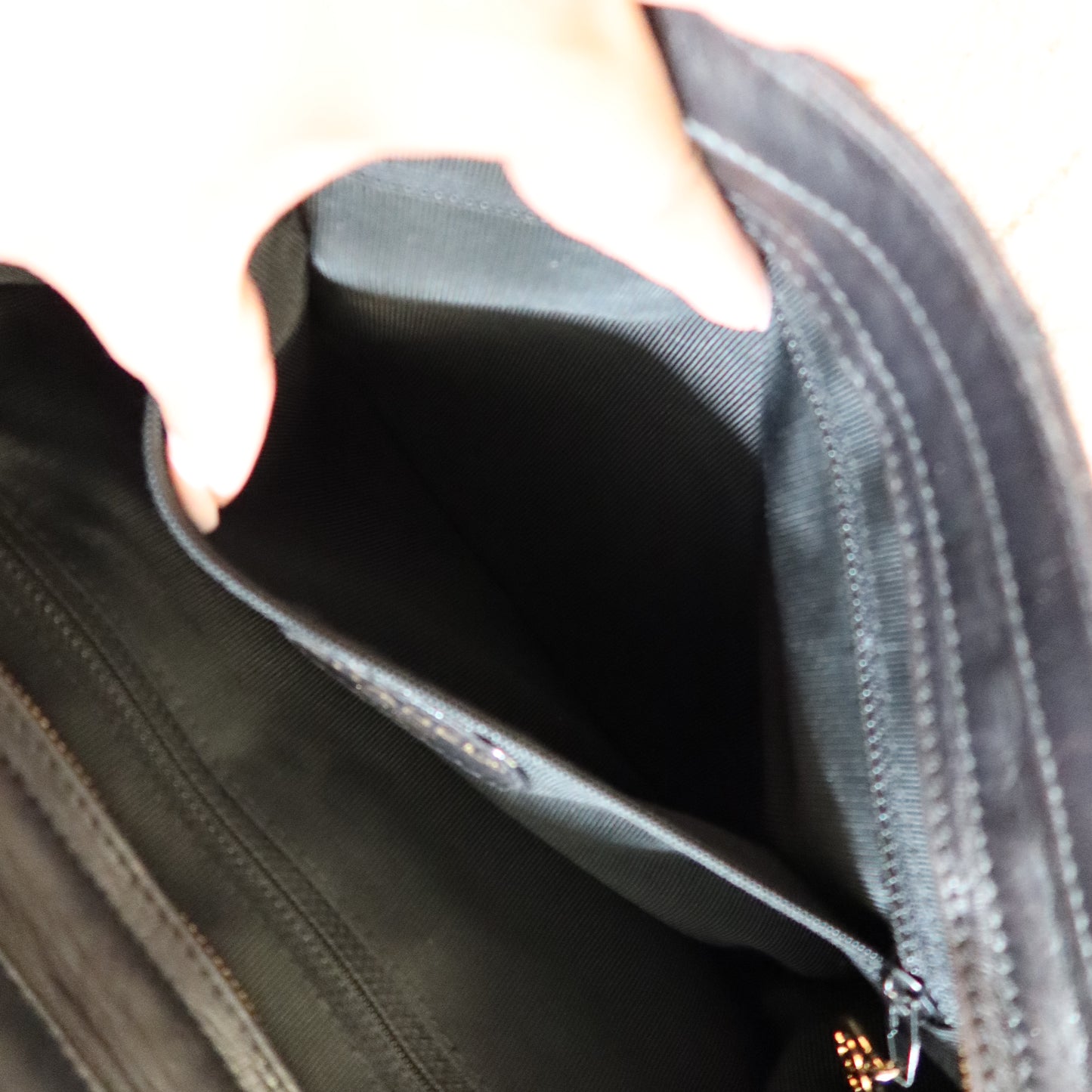 CHANEL Quilted Shoulder Bag Black Lambskin with Gold Hardware