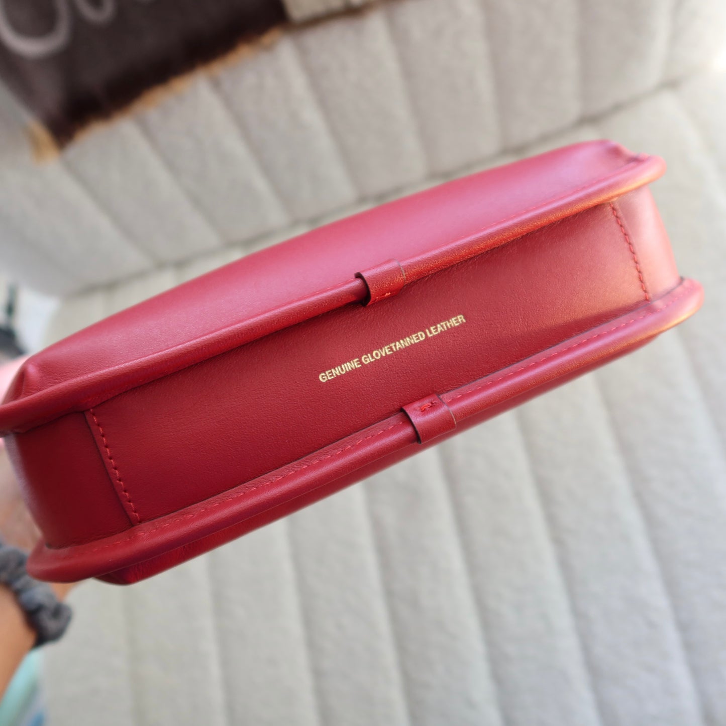 COACH Curve Zip Small Leather Shoulder Bag