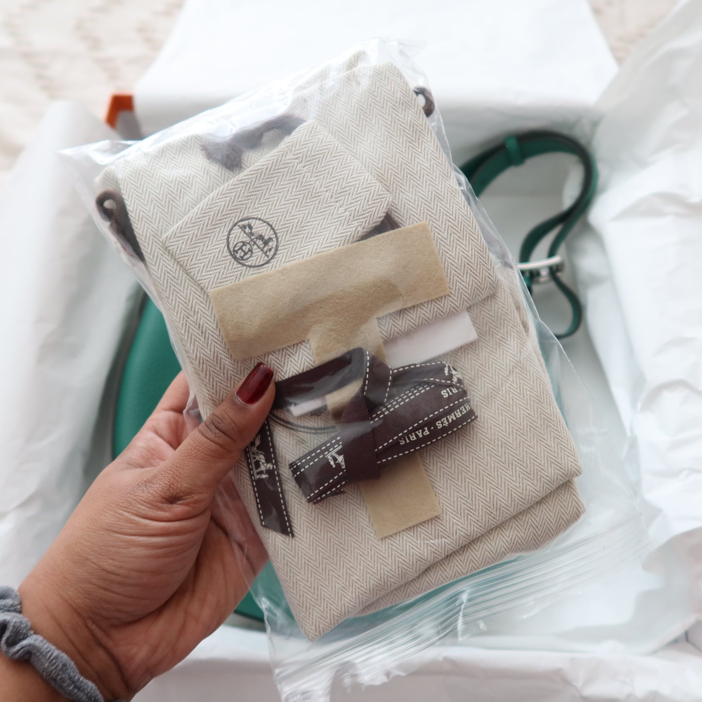 HERMES Petite Arcon Bag Togo and Swift Leather