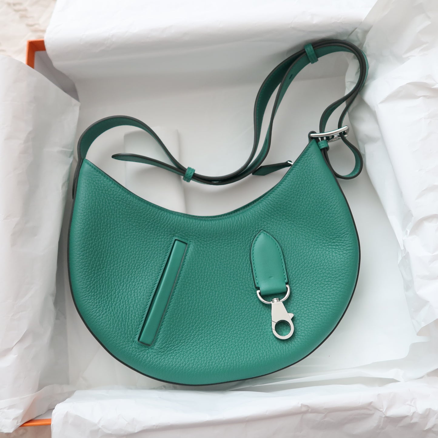 HERMES Petite Arcon Bag Togo and Swift Leather