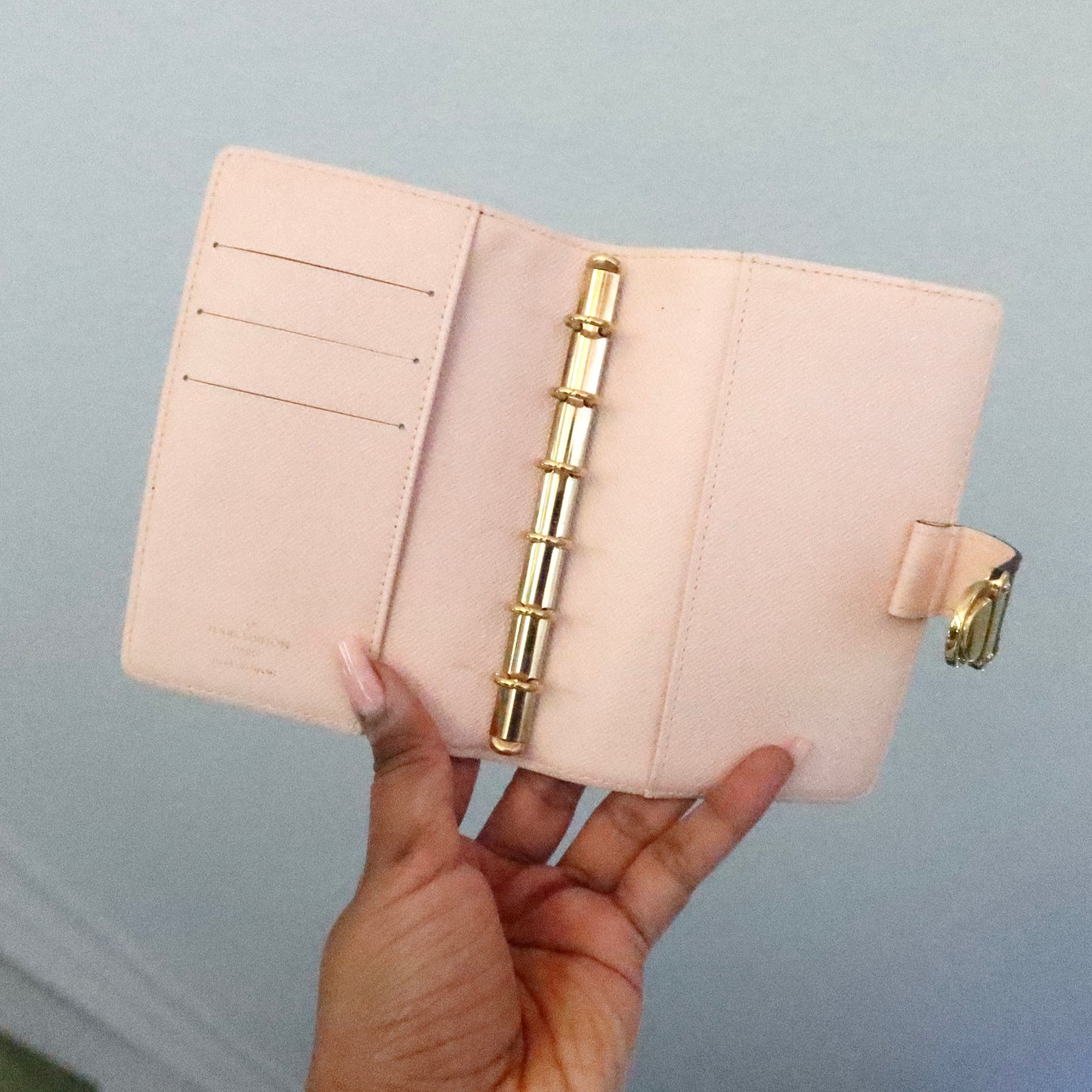 LOUIS VUITTON Monogram Agenda PM Koala Clasp Pink