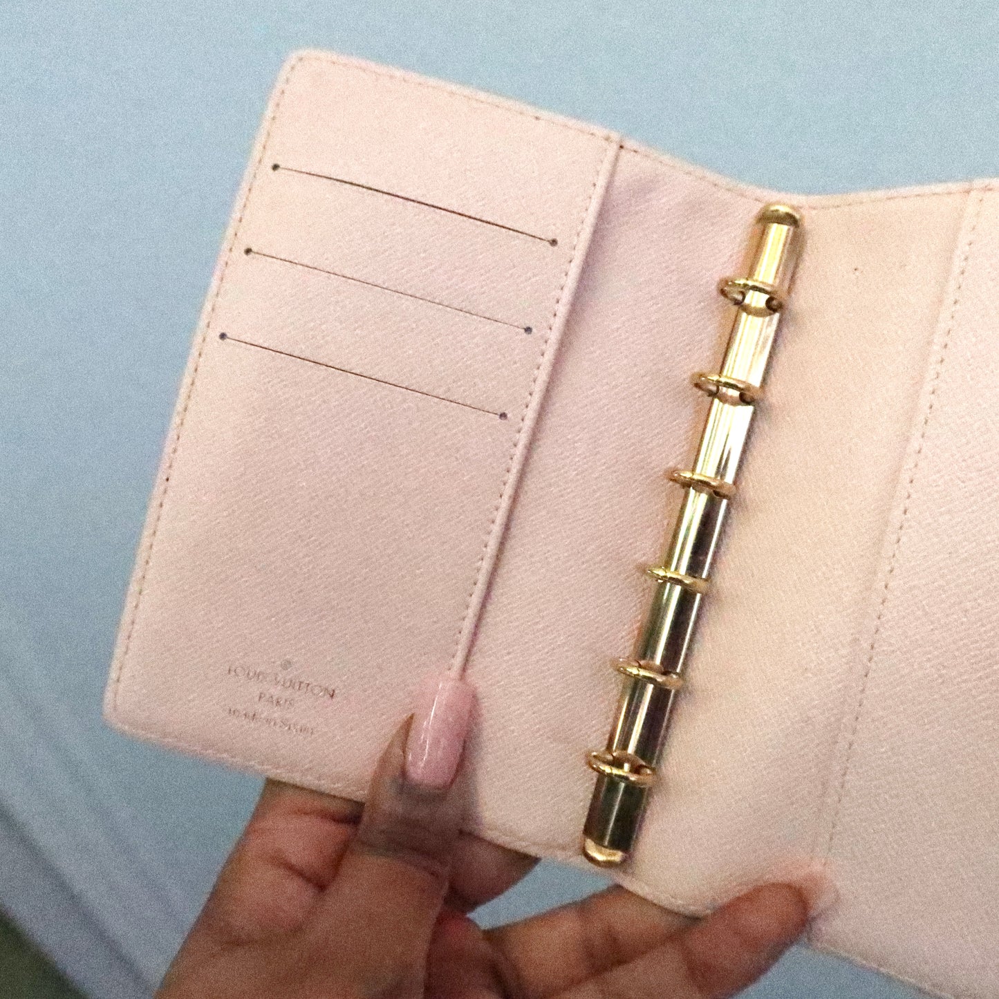 LOUIS VUITTON Monogram Agenda PM Koala Clasp Pink