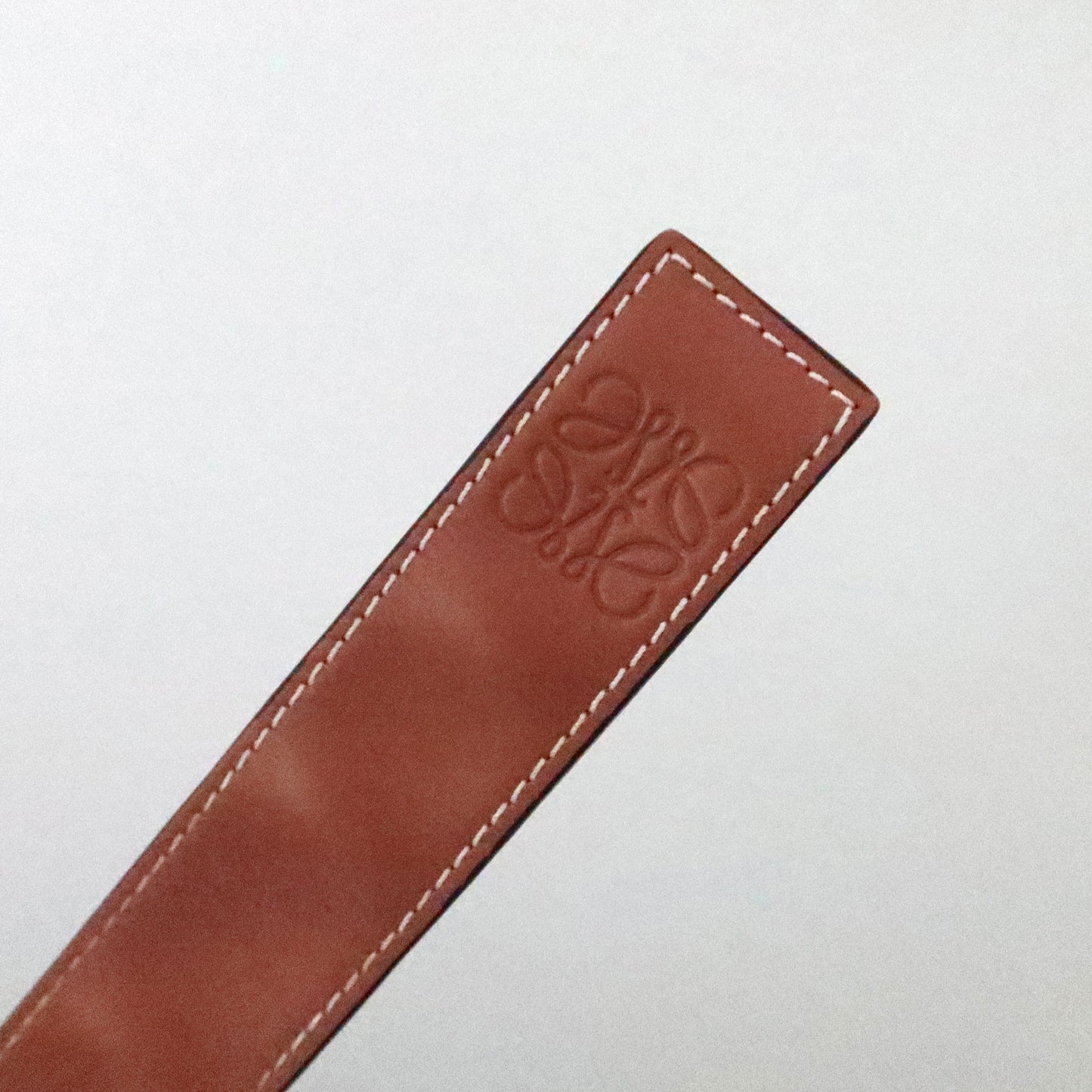 LOEWE Anagram Leather Snap Bracelet