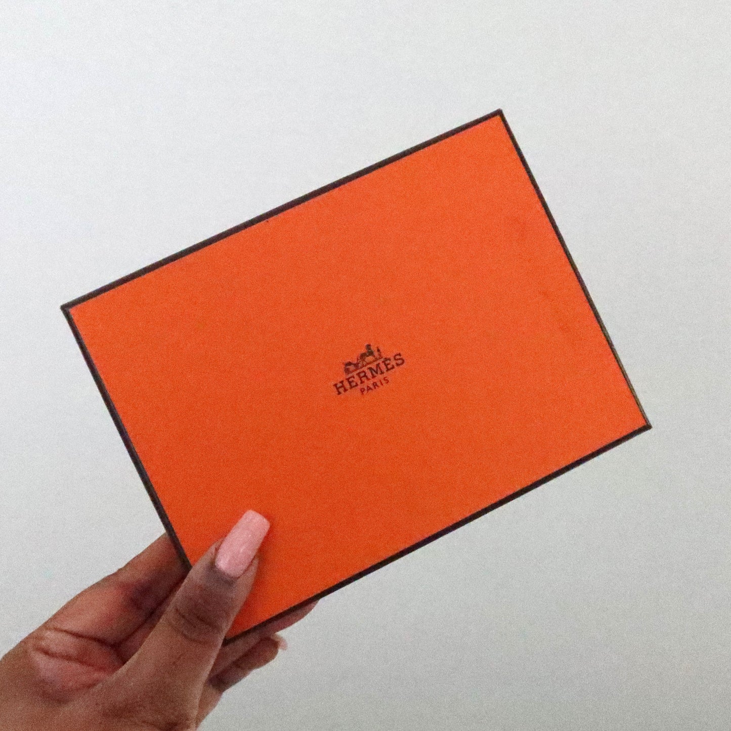 HERMES Epsom Tarmac PM Passport Holder Chalk White