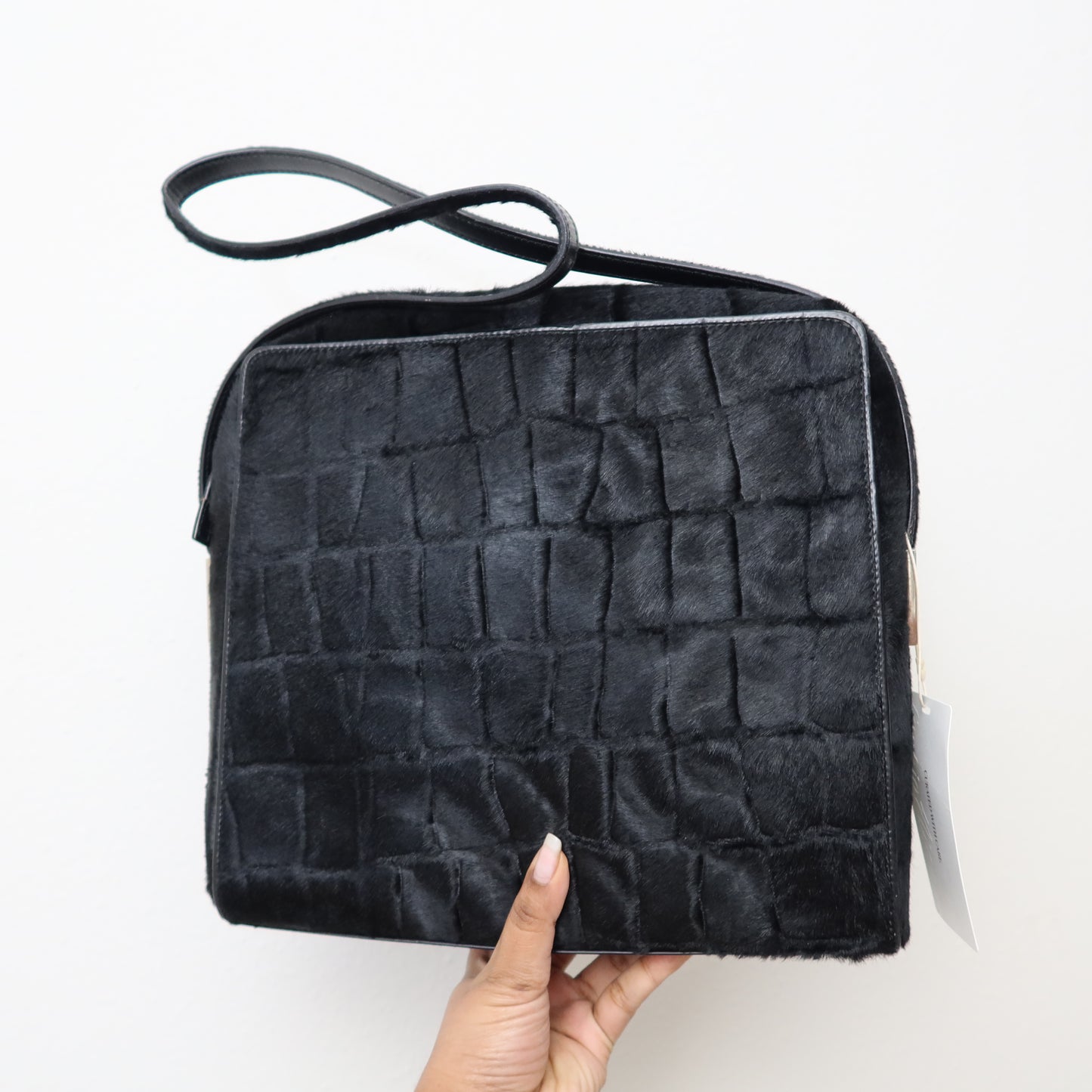 GUCCI Ponyhair Scale Shoulder Bag