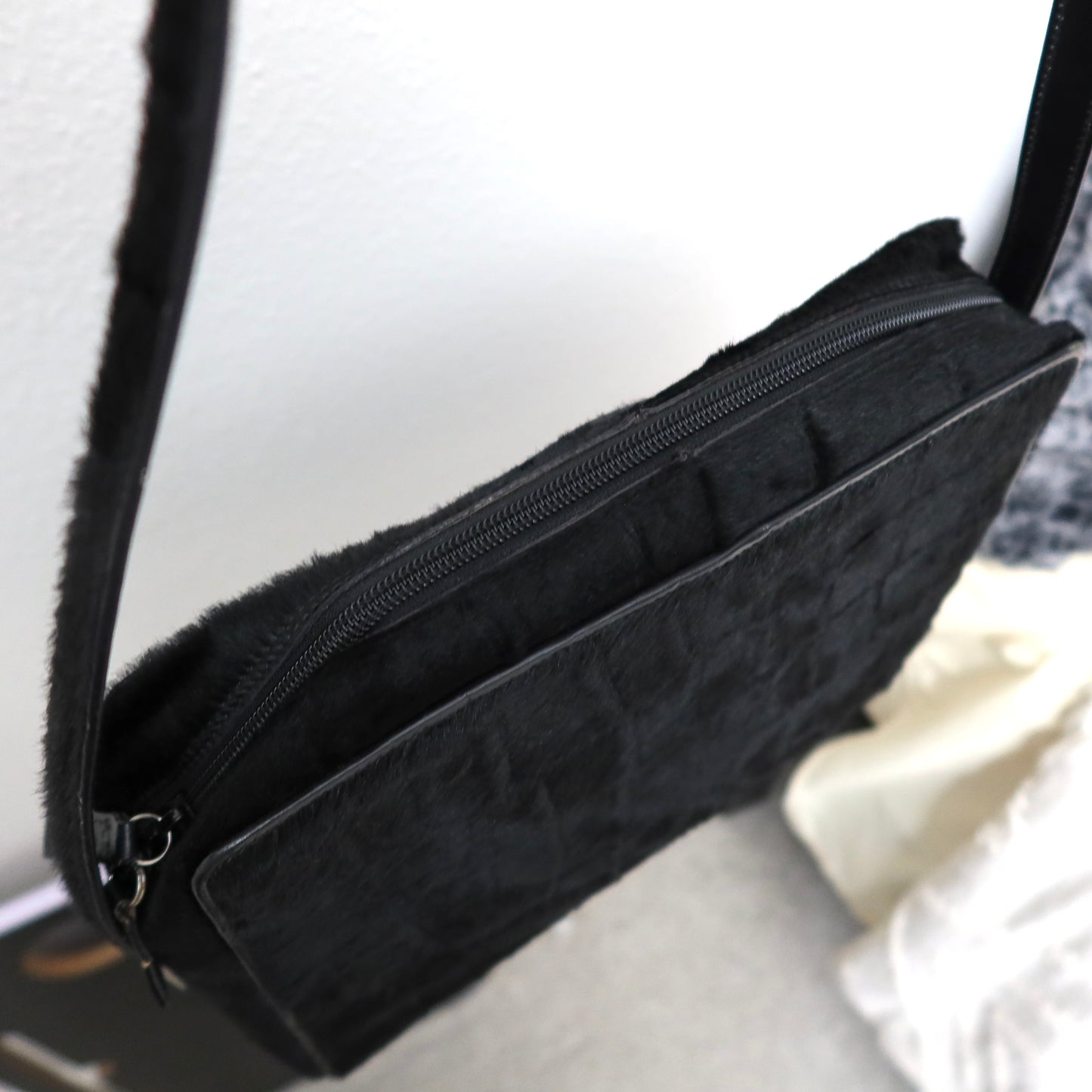 GUCCI Ponyhair Scale Shoulder Bag