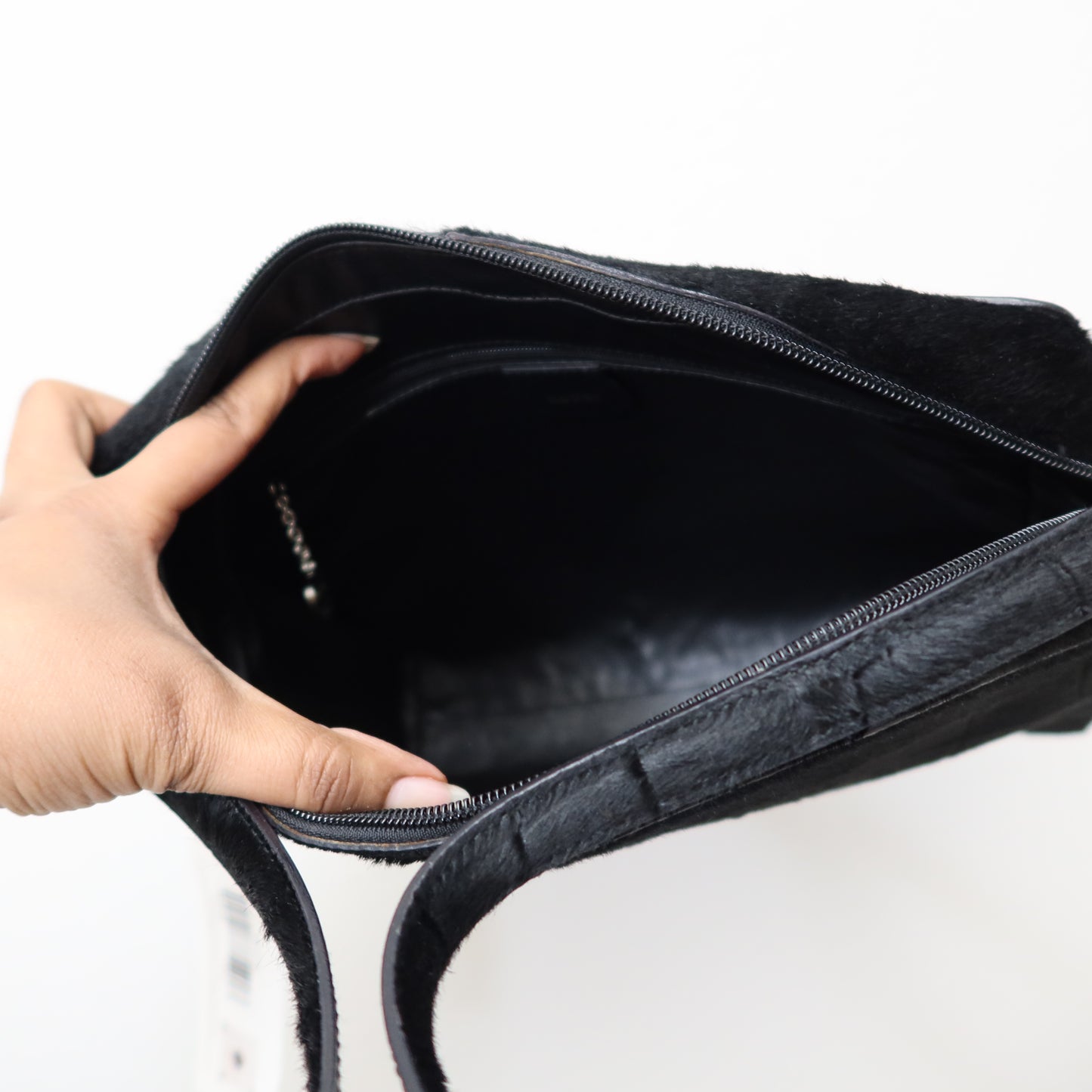 GUCCI Ponyhair Scale Shoulder Bag