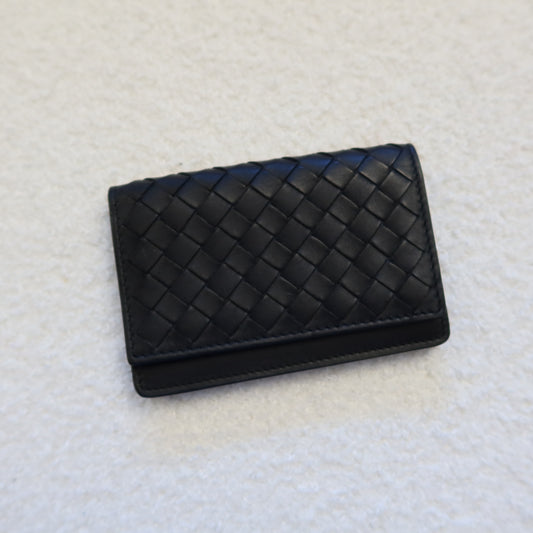 BOTTEGA VENETA Intrecciato Leather Flap Wallet