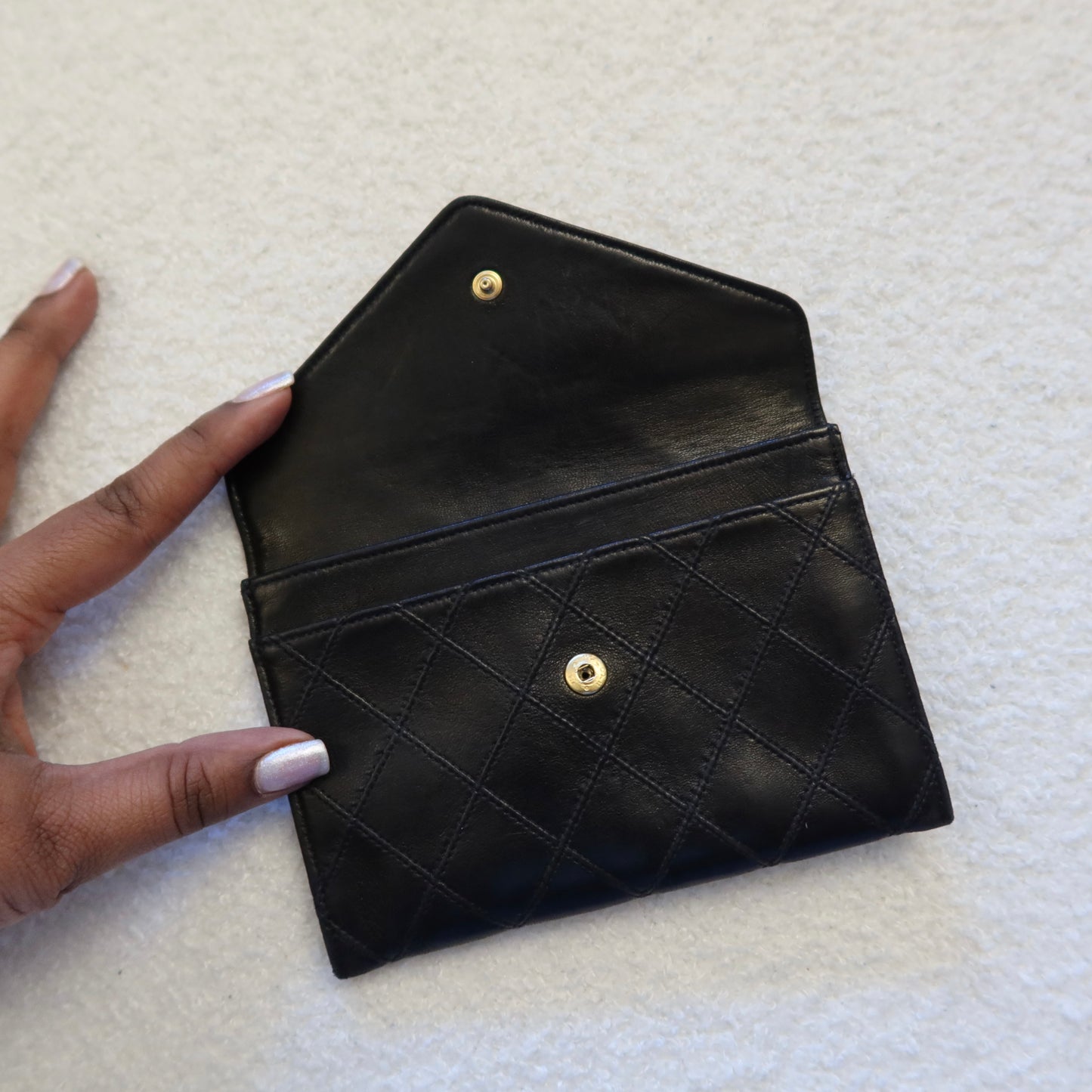 CHANEL Lambskin Envelope Wallet