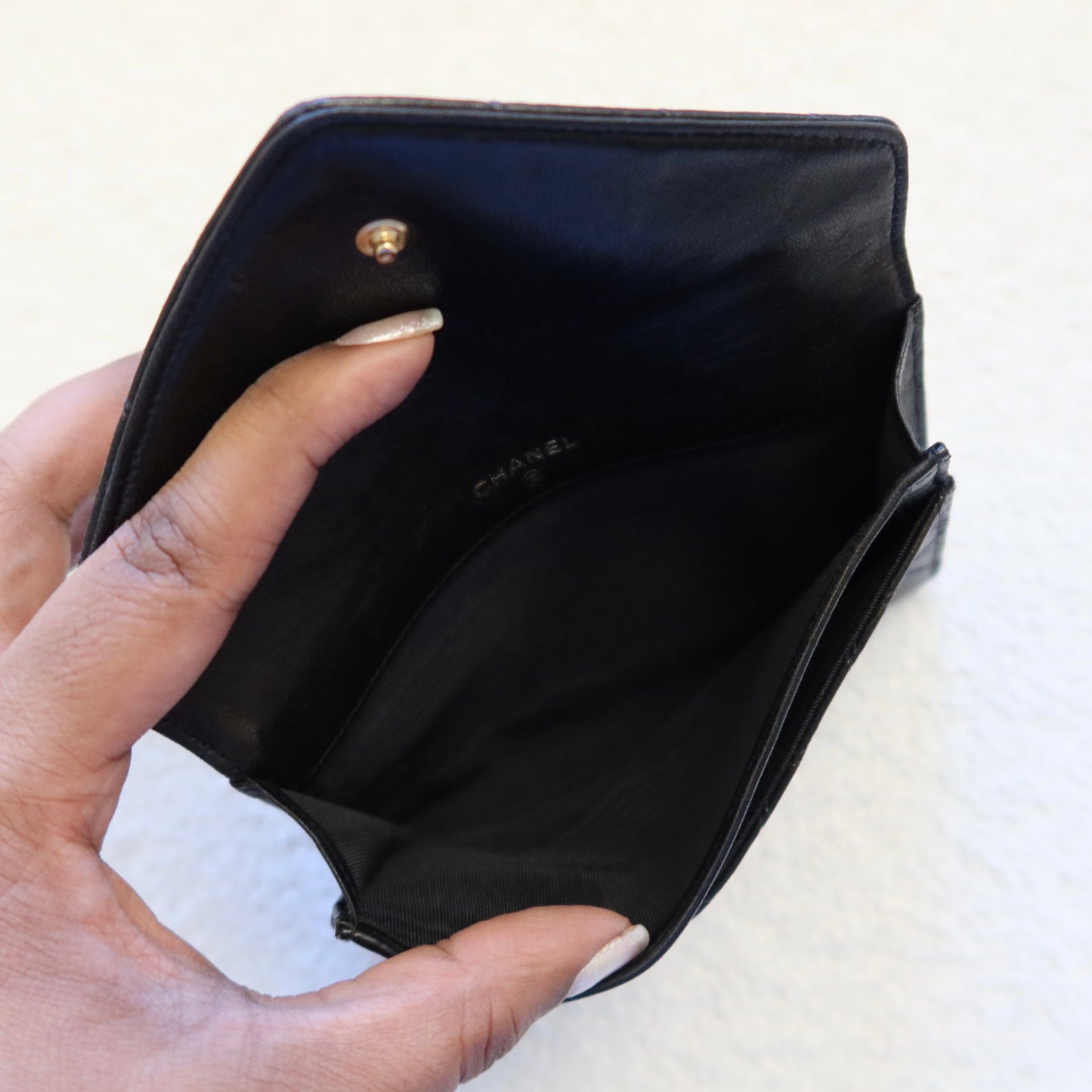 CHANEL Lambskin Envelope Wallet