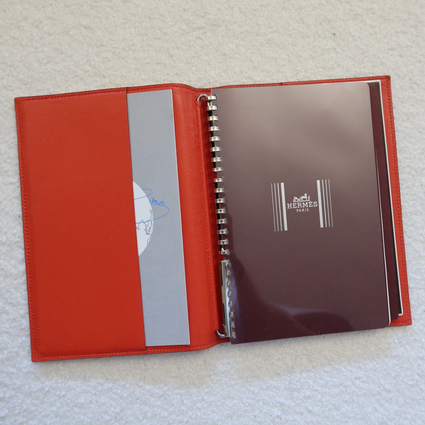 HERMES Globe Trotter Agenda with Inserts