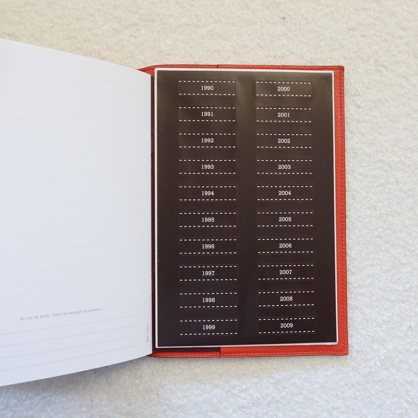 HERMES Globe Trotter Agenda with Inserts