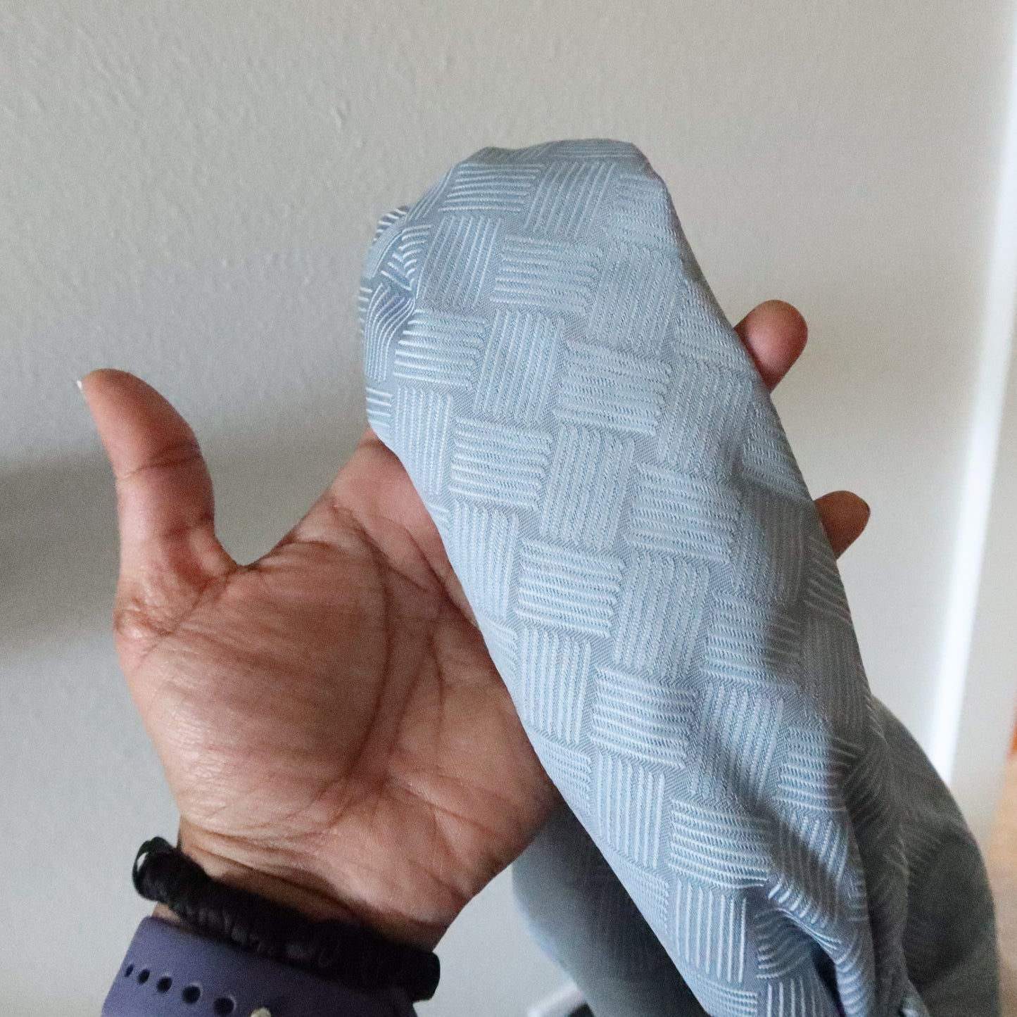 BOTTEGA VENETA Double Knot Blue Bubble Mini Jodie Bag