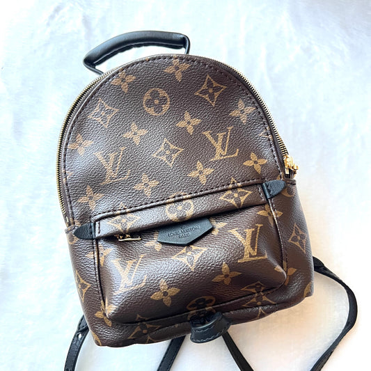 LOUIS VUITTON Monogram Palm Springs Mini Backpack
